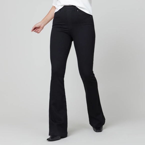SPANX Pants - Spanx Flare Jeans In Color Clean Black